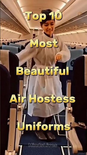 Top 10 Most Beautiful ❤️ Air Hostess Uniforms ✈️ From Different Countries (2026)