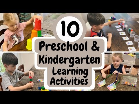 10 Cheap & Fun Learning Activities You Can Use When Homeschooling A Preschooler Or A Kindergartner