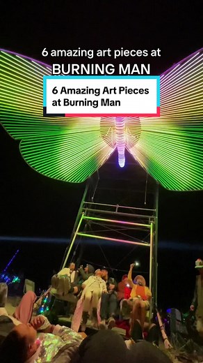 Dive into the visual feast of #BurningMan's art scene, where each installation tells a unique story against the backdrop of the playa ✨ One of the guiding principles of Burning Man is radical self-expression. The event is renowned for its large-scale #artinstallations, sculptures, and interactive artworks. Artists from around the world contribute to the unique and ephemeral art scene of Burning Man. Which one is your favorite? 💫 🎥 @Pink Plankton #artworkontiktok #artlovers #burningmanvideos #a