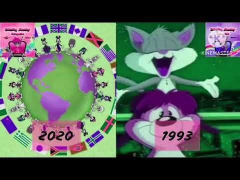 Animaniacs Theme Song Comparsion (1993 Vs. 2020) in G Major 25 + Luig Group! (Fixed"Kinemaster!)