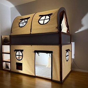 Tent Ikea Kura, Kura Curtains, Loft Bed Curtain, Ikea Kura Bed, Ikea Kura Bunk Curtain, Canopy Bed House, Bunk Bed Curtains - Etsy