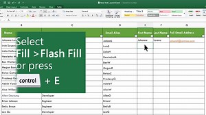 We're great at seeing a pattern and filling in the blanks. Know who else is great at that? #Excel. 😎 Learn about the Flash Fill feature below: https://msft.it/6189Tj4Qb | Microsoft Excel