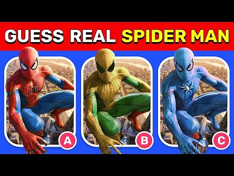 Guess the Real Superhero | Superhero Quiz ⭐🦸🕷