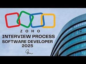 Zoho Interview Process for Software Developer in 2025 | Gowtham M
