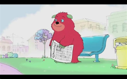 英语启蒙动画【Humf 小毛怪】1-3季全48集动画视频+音频全套资源，英式英语