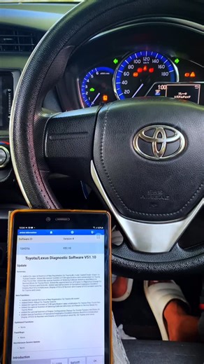 ‎أسامة‎ on Instagram: "Using a specialized diagnostic tool to check all the vehicle’s computer modules for Diagnostic Trouble Codes (DTCs) and issues, including the engine, transmission, ABS, and hybrid battery systems Connecting the Tool: The diagnostic interface (like a J2534 pass-thru device or an ELM 327 adapter) is plugged into the OBD-ll port and connected to a computer or smartphone. Software Communication: The software (e.g., the Dr Prius app for hybrid models) communicates with the car’