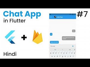 Making a Chat App in Flutter v2 #7 | Search Implementation and Chatroom UI | Hindi
