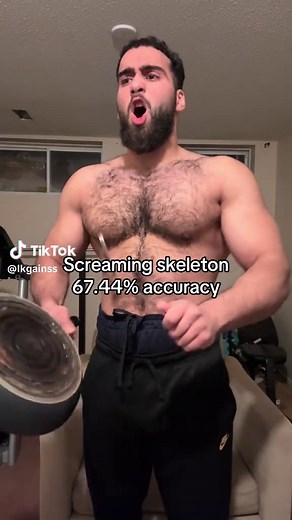 Screaming skeleton meme #skeleton #RAHHH #meme #40v1 #CapCut