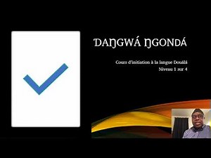 Cours d'initiation de la langue Douala 5-8