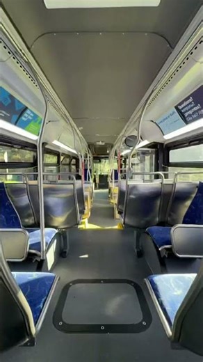 Time lapse of a city bus ride