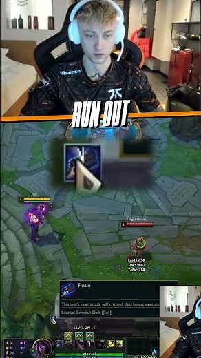 Rekkles shows a late game trick for ADCs! #rekkles #leagueoflegends #fnatic #jhin #caitlyn