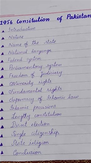 1956 constitution of Pakistan #law #constitution