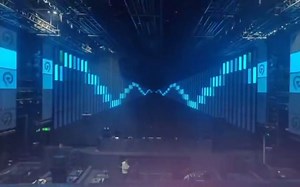 自己用空间感跑屏 双色描边特效#vj#vj特效#vj狗素材Resolume Arena