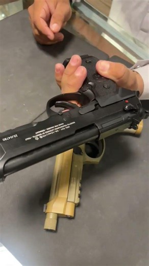 BERETTA MOD M92 M9A3 BLOWBACK AIRSOFT PISTOL #shortsfeed #umarexairguns #airsoftgun #toys