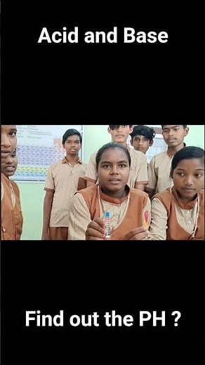 Acid & Base Test Using pH Strips | Simple Chemistry Experiment for Students