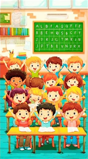 kids cartoon characters enjoy in the class #kidsvideo