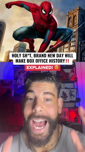 Spider-Man motion singing up in the rafters with Sit Isaac Newton himself fr Spider-Man brand new day box office projections are historic #spidermanbrandnewday #spiderman #marvel #mcu #movie