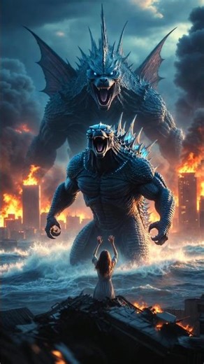 Godzilla vs Sea Monster 😱 City Almost Destroyed!