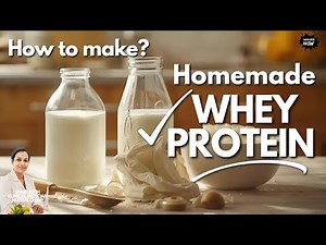 How to Extract Whey Protein from Curd or Milk | Dietitian Tips #homemade #protein #wheyprotein #diy