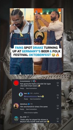 Drake Caught Partying At Germany’s Oktoberfest?! 🍺🇩🇪 Fans Go Wild! 👀🔥