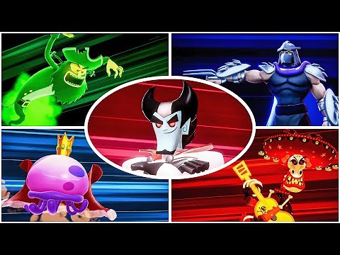 Nickelodeon All-Star Brawl 2 - All Boss Fights and Ending