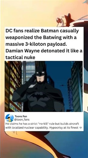 Batman Secretly Armed Batwing With Multi-Megaton Weaponry