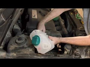 Replacing coolant tank of Volvo XC90 2004-2014