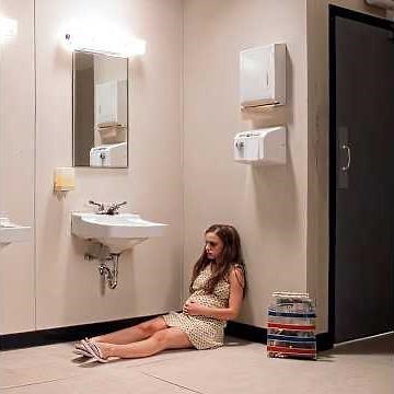 This pregnant woman was forced to secretly live inside a supermarket.😢#movie #shorts