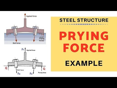 Prying Force | Steel Connection | Steel Connection Design (Connection) // Example