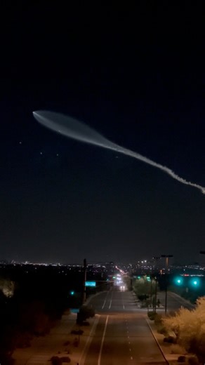 The Falcon 9 rocket launch was amazing over the Phoenix, AZ skyline. The launch originated from Vandenberg AFB on the California coast and deployed 28 Starlink satellites about an hour after launch into low Earth orbit. If you’re on Instagram I’d appreciate you giving my page a follow as I try and grow on that platform! https://www.instagram.com/jeremyjohnsonphotography | Jeremy Johnson Photography
