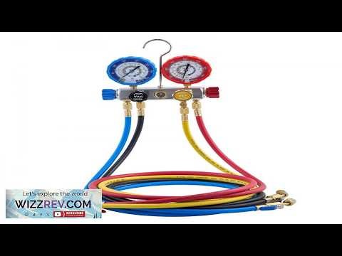 VEVOR AC Manifold Gauge Set for R22 R404A R410A R12 Refrigerants 4