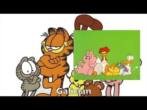 Garfield and Friends Opening Multilanguage Comparison
