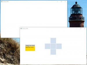 Drag and drop the UserControl and activate the layout scheme