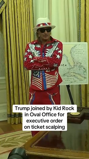 Kid Rock joined President Trump in the Oval Office on Monday as the president signed an executive order that he says will help curb ticket scalping and bring “commonsense” changes to the way live events are priced. The order directs the attorney general and treasury secretary to ensure that scalpers comply with IRS rules, and orders the FTC to ensure “price transparency at all stages of the ticket-purchase process.” | CBS News