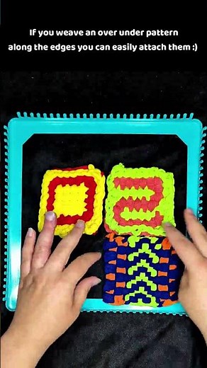 🔗 How To Attach Multiple Patterns 🪡 Loom Timelapse