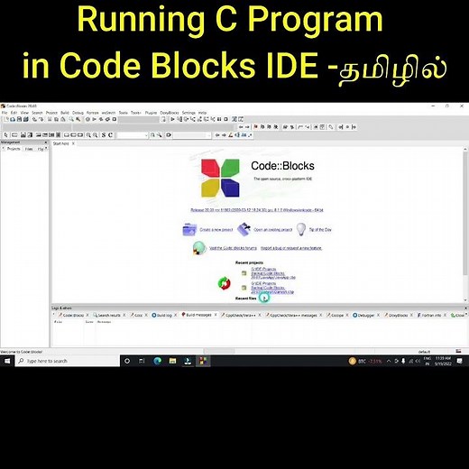 Hello World C Program using Code Blocks IDE | C Hello World #shorts