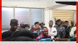 NDC's Ewurabena Aubynn and Dr. Rashid Tanko-Computer, engage in an argument with EC officials... #GHOneNews #EIBNetwork #GHOneTV #NewsAlert #CAFShouldPaySpiky | GHOne TV
