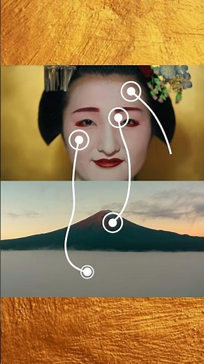Transition from Geisha to Mt Fuji! How i did it #cinematic #transition #japan #howto #travel
