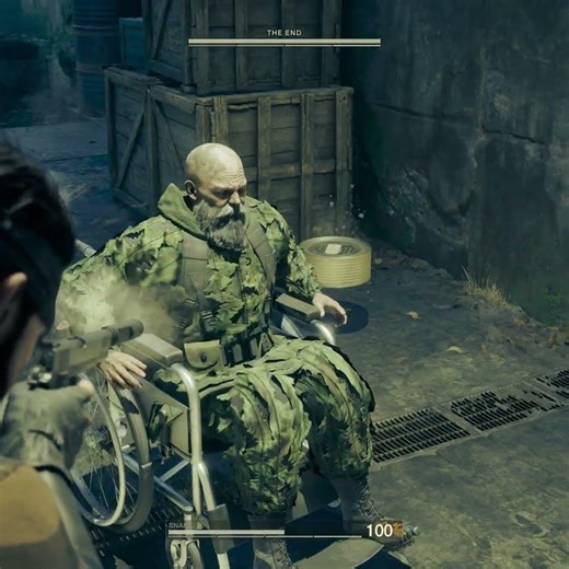 Immortal Metal Gear Solid Boss #wheelchair #mgs #meme #funny #gaming #mgs3 #metalgearsolid3 #shorts
