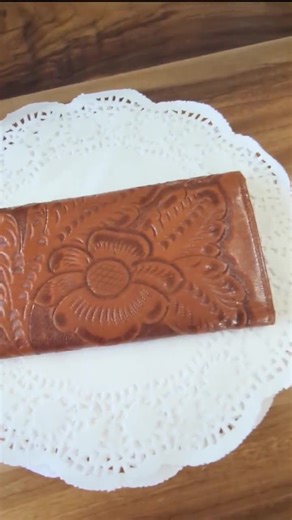 Vintage- Leather- Wallet- Women- Boho- Embossed- Ladies- Floral- Slim- Western- Hippie- Brown- Hand Tooled- Gift - Etsy