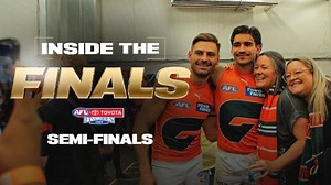 Behind the scenes as Blues, Giants reach prelims