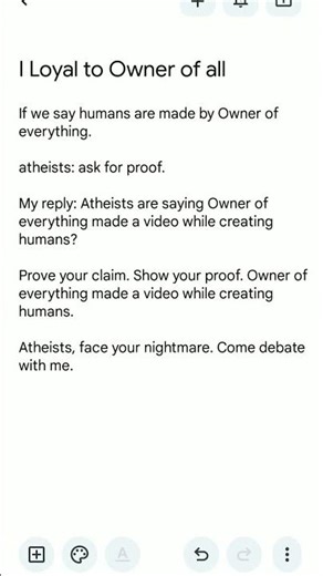Atheist vs new Religion Debate