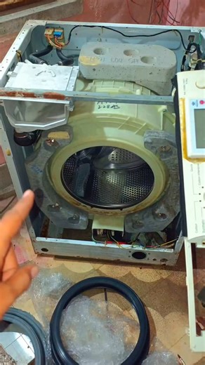 SMART REFRIGERATION on Instagram: ""Heavy vibration fixed—performance back to perfect!" #WashingMachineRepair #VibrationProblemSolved #HomeApplianceService #WashingMachineService #WasherVibrationFix #ApplianceExpert #FrontLoadWasher #ServiceToday"