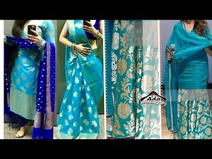 15 Ways to Reuse OLD SAREE/SARI in different dresses