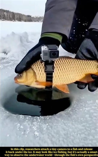 Scientists Use Fish Vision Under Ice #work