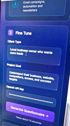 This Tool Creates Rapid Client Onboarding Questions