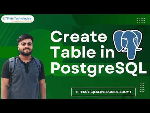 How to Create table in PostgreSQL | Create table in PostgreSQL