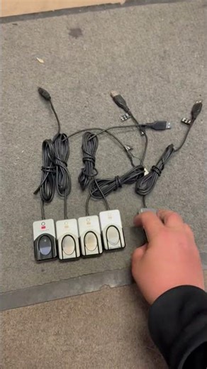 Lot of 5 DigitalPersona U ARE U 4500 Fingerprint Reader