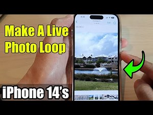 iPhone 14's/14 Pro Max: How to Make A Live Photo Loop