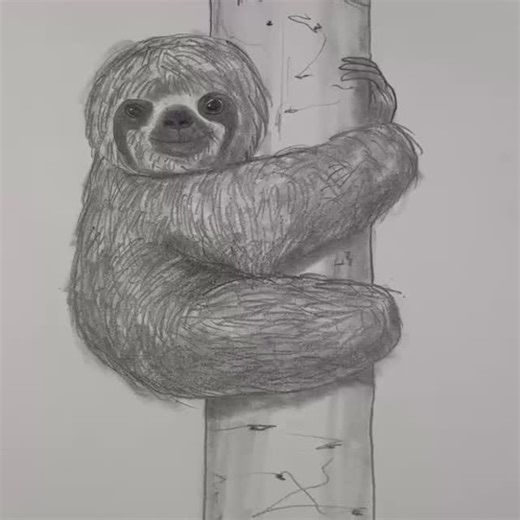 Mark Liam Smith | Draw a sloth! 🦥 Beginner-friendly drawing lesson. | Instagram